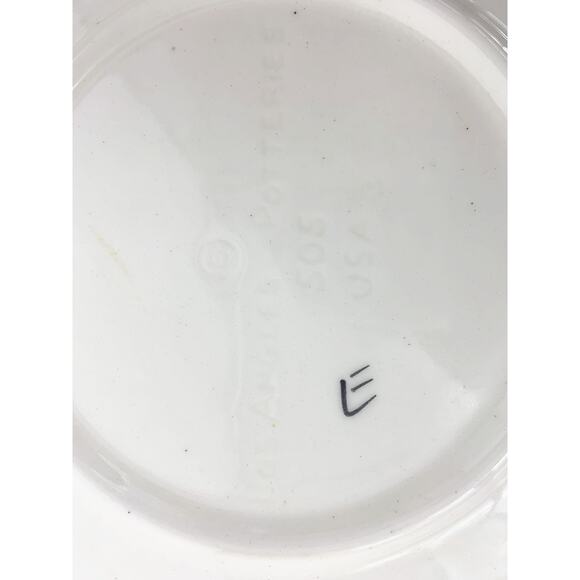 Vintage Los Angeles Potteries Italian Cheeses Tray 14.5" - Picture 5 of 7